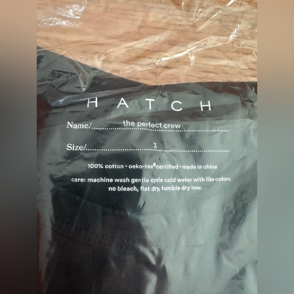 Hatch NIP (3 pack) Perfect Crew Tees Sz 3= 10/12 - Picture 9 of 13